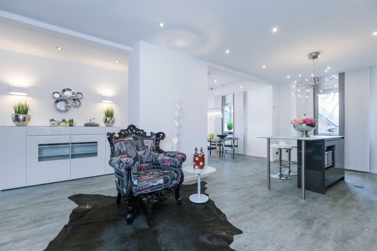 Design-Studiowohnung Haegestrasse Gütersloh Dış mekan fotoğraf